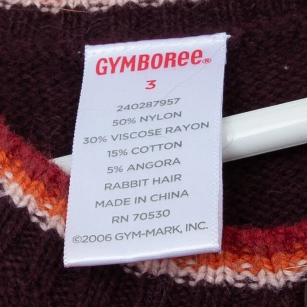 Gymboree‎ Girls Harvest Leaves Sweater Vest and Long Sleeve Shirt Size 3 Holiday